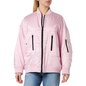 Pinko BruGNETO BOMBER SATIN TECHNOLOGIE, N78_Sweet Pink Paars, S