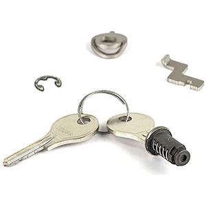 Racktime Unisex - volwassenen 45655 Security Sidebag, zwart, 2 sleutels