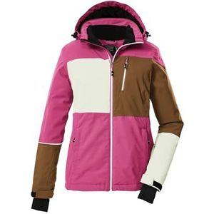 killtec dames Ski-jack/functioneel jack met capuchon en sneeuwvanger KSW 437 WMN SKI JCKT, pink, 36, 43157-000