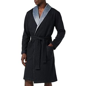UGG M Robinson badjas voor heren, zwart/Erika, M-L