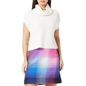 s.Oliver Dames pullunder met sjaalkraag, Wit 0210, 44