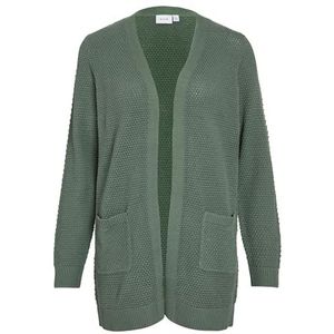 VILA - VIDALO - Gebreid Vest - Jade Groen