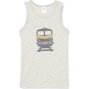 Sanetta Jongensonderhemd, Light Truffle Mel., 80 cm