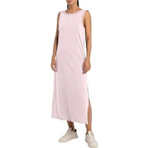 Replay Lange damesjurk, mouwloos, katoen, 066 Bubble Pink, L