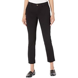 Tommy Hilfiger Hampton Chino lichtgewicht broek voor dames met relaxte pasvorm, Zwart, 2