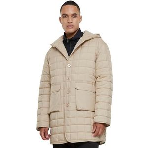 Urban Classics Polar Fleece Lined Parka jas voor heren, Wetzand, S