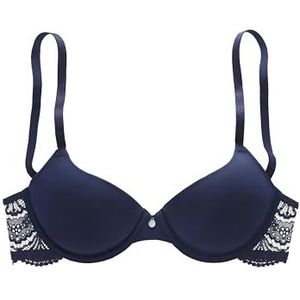 s.Oliver - Jk-220-fb - Push-up Beha - Donkerblauw - Microtouch-Materiaal