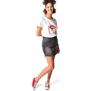 Lee Cooper High Rise Jeans rok voor dames, donkergrijs