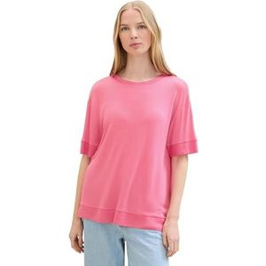 TOM TAILOR T-shirt voor dames, 15799 - Carmine Pink, XXL