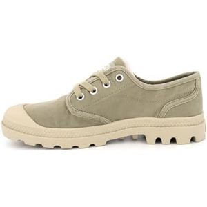 Palladium Pampa Oxford Sneakers voor dames, Vetiver Safari, 37,5 EU, vetiver safari, 37.5 EU