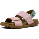 Brutus - K800598-009 - Leren Sandalen - Roze - Plat - Klittenband - Casual