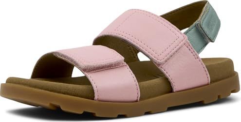 Brutus - K800598-009 - Leren Sandalen - Roze - Plat - Klittenband - Casual