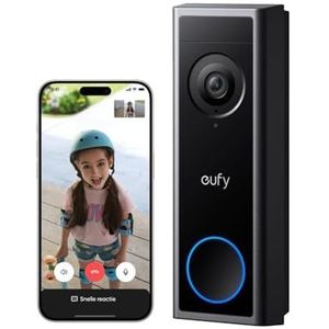eufy - Video Doorbell C30 - Deurbel - 2K FHD - Werkt op Batterijen - Mens- en Bewegingsdetectie
