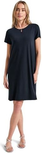 Street One Dames Shirt in effen kleur in Blauw, in size: 34