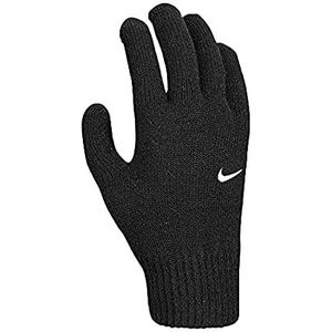 Nike YA Swoosh Knit 2.0 handschoenen, uniseks, voor volwassenen, zwart, L/XL