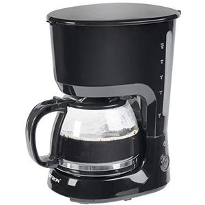 Bestron koffiezetapparaat met warmhoudplaat, voor gemalen filterkoffie, 10 kopjes, 750 watt, zwart