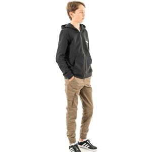 Teddy Smith G-Required Hood Sweatshirt met capuchon voor jongens, Houtskool, 18 ans