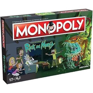 Winning Moves - Rick and Morty Monopoly Italian Edition, 036504