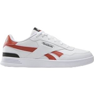 Reebok Dames Court Advance Clip Tennisschoenen, Wit Brickred Zwart, 35 EU