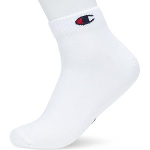 Champion Core Socks 3PP Quarter, grijs (lichtmelange), 35-38 EU (2-5 UK) Uniseks - Volwassen -FW23, Grigio (Melange Chiaro), 35-38 EU