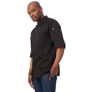 Chef Works B054-M Montreal Basic Cool Vent Jacket, medium, zwart