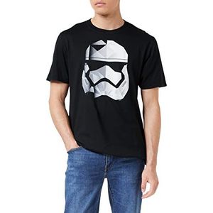 Star Wars Heren Geo Trooper T-shirt, Zwart, S