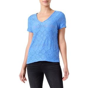 Object Dames Objfeodora S/S V-hals Top Noos blouse, provence, XS