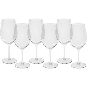 Excelsa Sommelier set met 6 glazen steelglazen, glas, inhoud 530 ml.