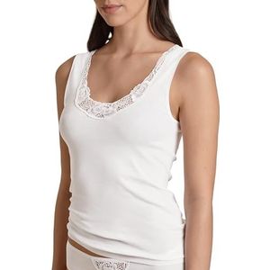 CALIDA Dames Cotton Desire T-shirt, wit, 36/38 NL