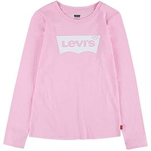 Levi's Kids l/s Batwing Tee Meisjes, 10-16 Jaar Oud, Roseate Lepelaar, 12 jaar