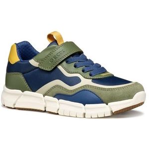 Geox Flexyper Boy A Sneakers voor jongens, Militair Blauw, 34 EU