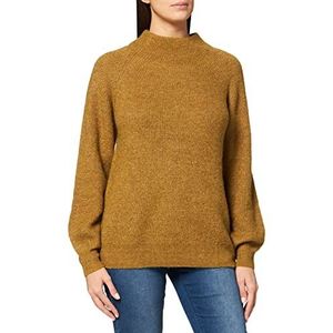 TOM TAILOR Dames opstaande kraag trui 1028972, 28143 - Khaki Olive Melange, XL