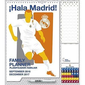 Erik Editores, S.L. - Familieplanner 2016/2017 Real Madrid C. F. Groep wit en oranje