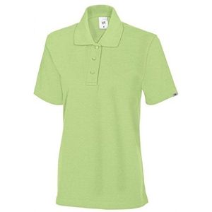 BP 1648 181 dames poloshirt van duurzaam gemengd weefsel lichtgroen, maat 2XL