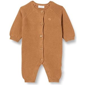 Noppies Baby Unisex Baby Playsuit Monrovia Long Sleeve Jumpsuit Chipmunk-P700, 74, Chipmunk - P700, 74 cm