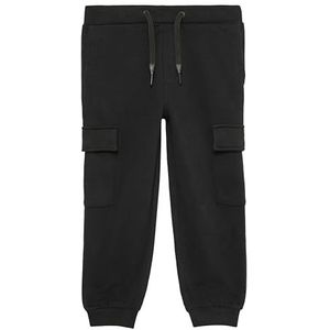 s.Oliver - Junior - Joggingbroek - Grijs/Zwart - Cargotas, Elastische Tailleband