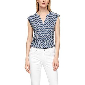 s.Oliver Damesblouse, Faded Blue Aop, 38