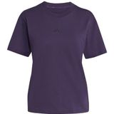 adidas Dames ESSENTIALS SMALL LOGO COTTON T-SHIRT, aurora plum/black, XS