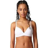 Gegevens - Bralette - Wit - Katoen/Elastaan - Verstelbare Spaghettibandjes