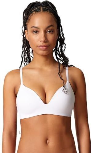 Gegevens - Bralette - Wit - Katoen/Elastaan - Verstelbare Spaghettibandjes