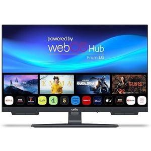 Cello C2224WSH - Frameloze Smart TV - 22 inch - Bluetooth - WebOS - Triple Tuner