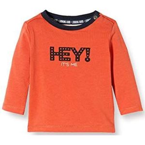 Noppies Baby jongens B Regular T-shirt Ls Masonboro shirt met lange mouwen, Rood (Paprika P537), 62 cm