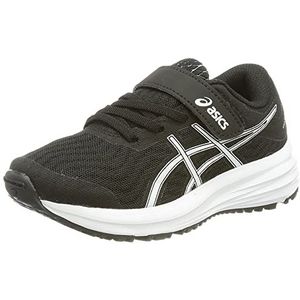 ASICS Patriot 12 PK Hardloopschoenen voor kinderen, uniseks, Zwart, Wit, 28.5 EU