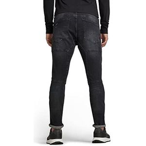 G-STAR RAW Rackam 3D Skinny Fit Jeans voor heren, Medium verouderd grijs vernietigd, 34W / 32L