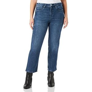 s.Oliver Dames jeansbroek 7/8 jeans broek 7 8, blauw, 40 EU, blauw, 40