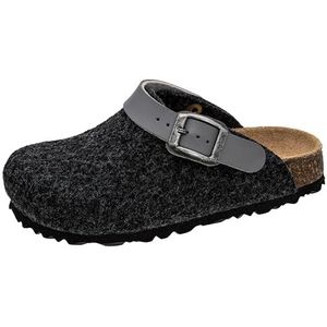 Fischer Shetland Pantoffels voor kinderen, uniseks, antraciet, 36 EU