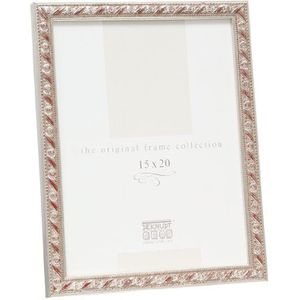 Deknudt Frames S95GD5 fotolijst, barokstijl, 20 x 25 cm, zilverkleurig