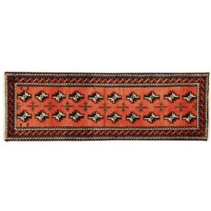 Eden Carpets Mosul Vloerkleed Handgeknoopt Bangle, Katoen, veelkleurig, 68 x 203 cm