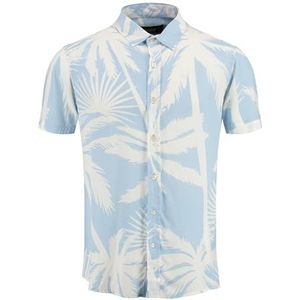 KEY LARGO Palms 1/2 patroon, blauw, M