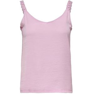 ONLY Dames Onltilde S/L Lace Mix Top JRS, Roseate Spoonbill, XL